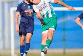 19.10.2024 Mogilno IV liga 2024/2025 13 kolejka Pogoń Mogilno 2:1 Kujawiak KowalFoto: Grzegorz Gębala
