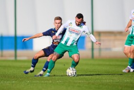 19.10.2024 Mogilno IV liga 2024/2025 13 kolejka Pogoń Mogilno 2:1 Kujawiak KowalFoto: Grzegorz Gębala