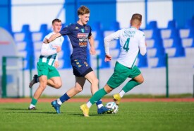 19.10.2024 Mogilno IV liga 2024/2025 13 kolejka Pogoń Mogilno 2:1 Kujawiak KowalFoto: Grzegorz Gębala