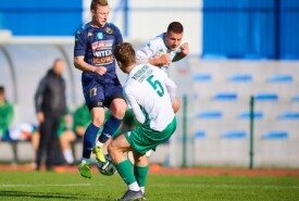 19.10.2024 Mogilno IV liga 2024/2025 13 kolejka Pogoń Mogilno 2:1 Kujawiak KowalFoto: Grzegorz Gębala