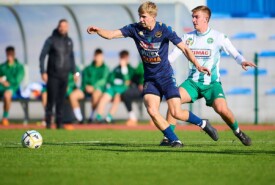 19.10.2024 Mogilno IV liga 2024/2025 13 kolejka Pogoń Mogilno 2:1 Kujawiak KowalFoto: Grzegorz Gębala