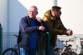 19.10.2024 Mogilno IV liga 2024/2025 13 kolejka Pogoń Mogilno 2:1 Kujawiak KowalFoto: Grzegorz Gębala