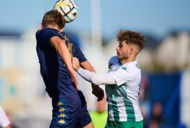 19.10.2024 Mogilno IV liga 2024/2025 13 kolejka Pogoń Mogilno 2:1 Kujawiak KowalFoto: Grzegorz Gębala