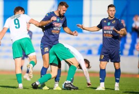 19.10.2024 Mogilno IV liga 2024/2025 13 kolejka Pogoń Mogilno 2:1 Kujawiak KowalFoto: Grzegorz Gębala