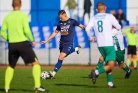 19.10.2024 Mogilno IV liga 2024/2025 13 kolejka Pogoń Mogilno 2:1 Kujawiak KowalFoto: Grzegorz Gębala