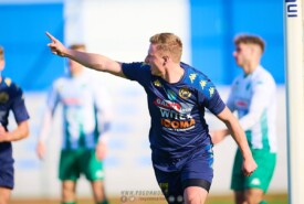 19.10.2024 Mogilno IV liga 2024/2025 13 kolejka Pogoń Mogilno 2:1 Kujawiak KowalFoto: Grzegorz Gębala