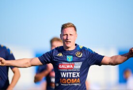 19.10.2024 Mogilno IV liga 2024/2025 13 kolejka Pogoń Mogilno 2:1 Kujawiak KowalFoto: Grzegorz Gębala