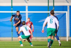 19.10.2024 Mogilno IV liga 2024/2025 13 kolejka Pogoń Mogilno 2:1 Kujawiak KowalFoto: Grzegorz Gębala