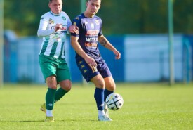 19.10.2024 Mogilno IV liga 2024/2025 13 kolejka Pogoń Mogilno 2:1 Kujawiak KowalFoto: Grzegorz Gębala