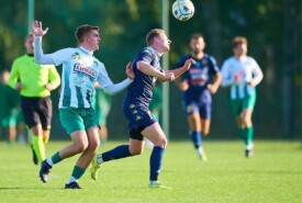 19.10.2024 Mogilno IV liga 2024/2025 13 kolejka Pogoń Mogilno 2:1 Kujawiak KowalFoto: Grzegorz Gębala