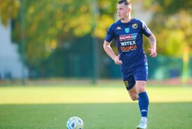 19.10.2024 Mogilno IV liga 2024/2025 13 kolejka Pogoń Mogilno 2:1 Kujawiak KowalFoto: Grzegorz Gębala