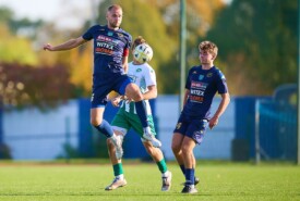 19.10.2024 Mogilno IV liga 2024/2025 13 kolejka Pogoń Mogilno 2:1 Kujawiak KowalFoto: Grzegorz Gębala