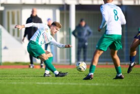 19.10.2024 Mogilno IV liga 2024/2025 13 kolejka Pogoń Mogilno 2:1 Kujawiak KowalFoto: Grzegorz Gębala
