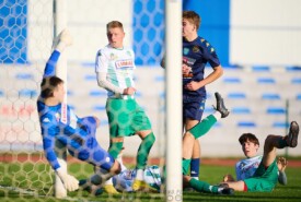 19.10.2024 Mogilno IV liga 2024/2025 13 kolejka Pogoń Mogilno 2:1 Kujawiak KowalFoto: Grzegorz Gębala