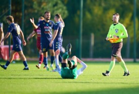 19.10.2024 Mogilno IV liga 2024/2025 13 kolejka Pogoń Mogilno 2:1 Kujawiak KowalFoto: Grzegorz Gębala