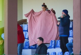 19.10.2024 Mogilno IV liga 2024/2025 13 kolejka Pogoń Mogilno 2:1 Kujawiak KowalFoto: Grzegorz Gębala