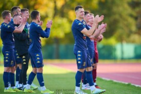 19.10.2024 Mogilno IV liga 2024/2025 13 kolejka Pogoń Mogilno 2:1 Kujawiak KowalFoto: Grzegorz Gębala
