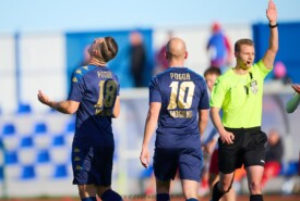 02.11.2024 Mogilno IV liga, 15 kolejka 2024/2025Pogoń Mogilno 4:2 Łokietek Brześć KujawskiFoto: Grzegorz Gębala