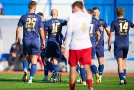 02.11.2024 Mogilno IV liga, 15 kolejka 2024/2025Pogoń Mogilno 4:2 Łokietek Brześć KujawskiFoto: Grzegorz Gębala