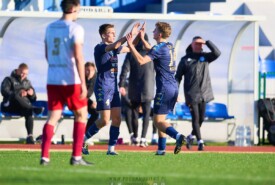 02.11.2024 Mogilno IV liga, 15 kolejka 2024/2025Pogoń Mogilno 4:2 Łokietek Brześć KujawskiFoto: Grzegorz Gębala