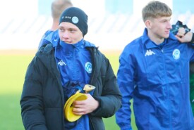 02.11.2024 Mogilno IV liga, 15 kolejka 2024/2025Pogoń Mogilno 4:2 Łokietek Brześć KujawskiFoto: Grzegorz Gębala