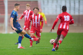 09.11.2024 Bydgoszcz IV liga16 kolejka 2024/2025Polonia Bydgoszcz 1:7 Pogoń MogilnoFoto: Grzegorz Gębala