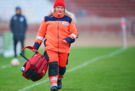 09.11.2024 Bydgoszcz IV liga16 kolejka 2024/2025Polonia Bydgoszcz 1:7 Pogoń MogilnoFoto: Grzegorz Gębala