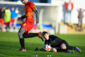 07.04.2026, Gębice 23 kolejka III liga okręgowa Junior Młodszy - Noteć Gębice 3:1 Pogoń Mogilno, Foto Grzegorz Gębala / www.pogonmogilno.pl