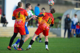 07.04.2026, Gębice 23 kolejka III liga okręgowa Junior Młodszy - Noteć Gębice 3:1 Pogoń Mogilno, Foto Grzegorz Gębala / www.pogonmogilno.pl