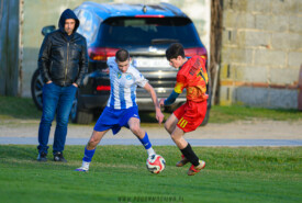 07.04.2026, Gębice 23 kolejka III liga okręgowa Junior Młodszy - Noteć Gębice 3:1 Pogoń Mogilno, Foto Grzegorz Gębala / www.pogonmogilno.pl